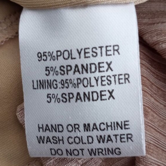 Lilyful Elegant Nude Halter Dress Sz.S EUC . - Picture 8 of 9